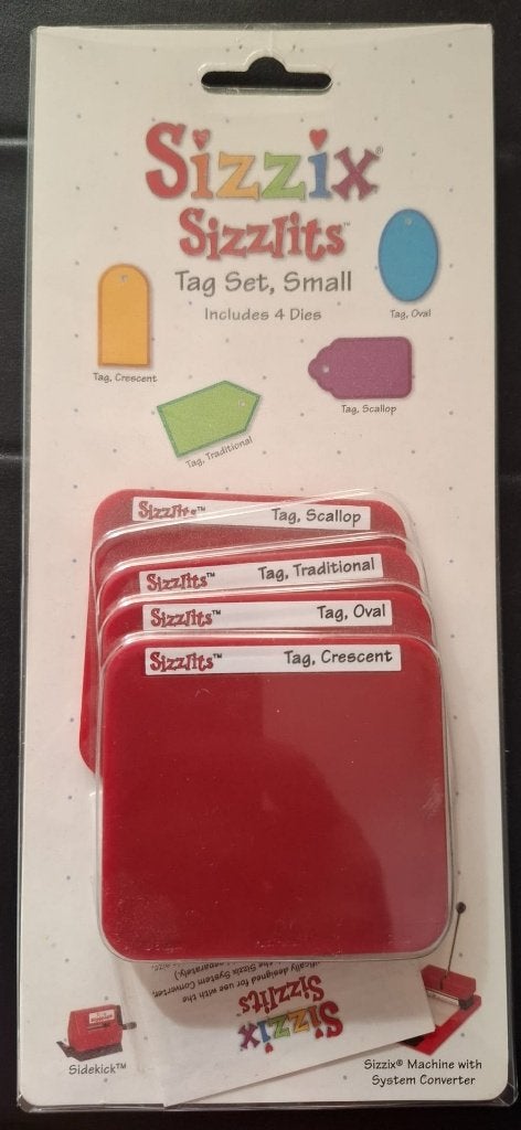 Sizzix Sizzlits Tag set, Ophalen of Verzenden, Zo goed als nieuw, Frame of Mal, Sizzix