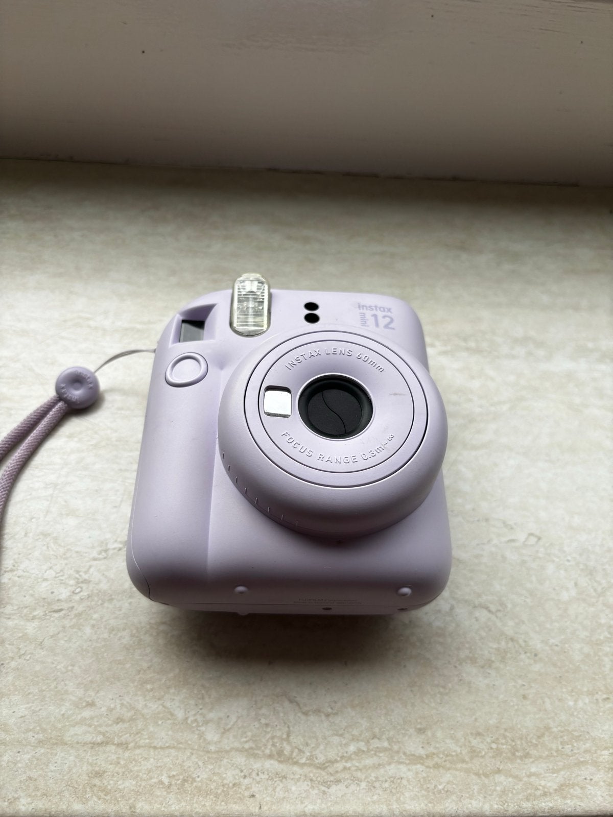 Fujifilm Instax Mini 12 Lilac Purple Instant Camera, Audio, Tv en Foto, Fotocamera's Digitaal, Ingebouwde flitser, Handleiding