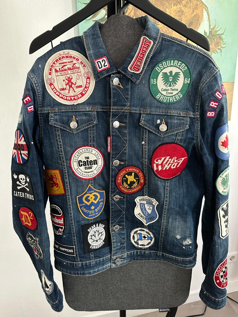 Dsquared2 denim jacket VERKOCHT, Ophalen of Verzenden, Gedragen, Maat 48/50 (M), Blauw
