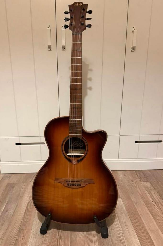 LAG Tramontane T118ACE BRS, Muziek en Instrumenten, Ophalen of Verzenden, Zo goed als nieuw, Western- of Steelstringgitaar, Met (piezo-)element