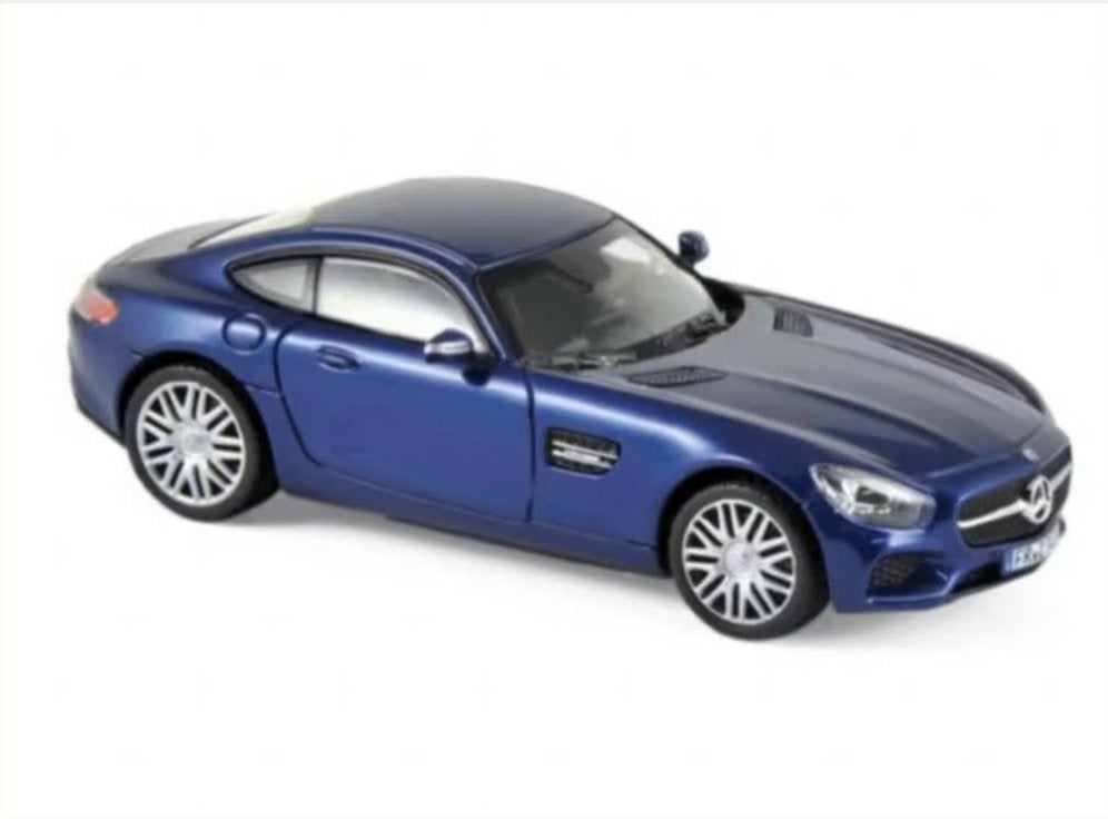 Mercedes AMG GT S 2015 Blauw Metal 1/43 NOREV ref: 351348