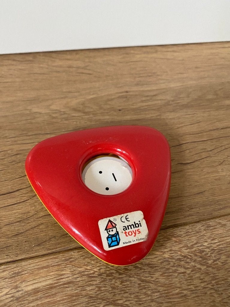 2 Vintage rammelaar Kado verjaardag Sint Kerst, Ophalen, Zo goed als nieuw, Rammelaar
