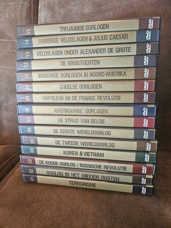 Historische Oorlogen DVD Boxset - Complete Collectie, Vanaf 12 jaar, Ophalen of Verzenden, Zo goed als nieuw