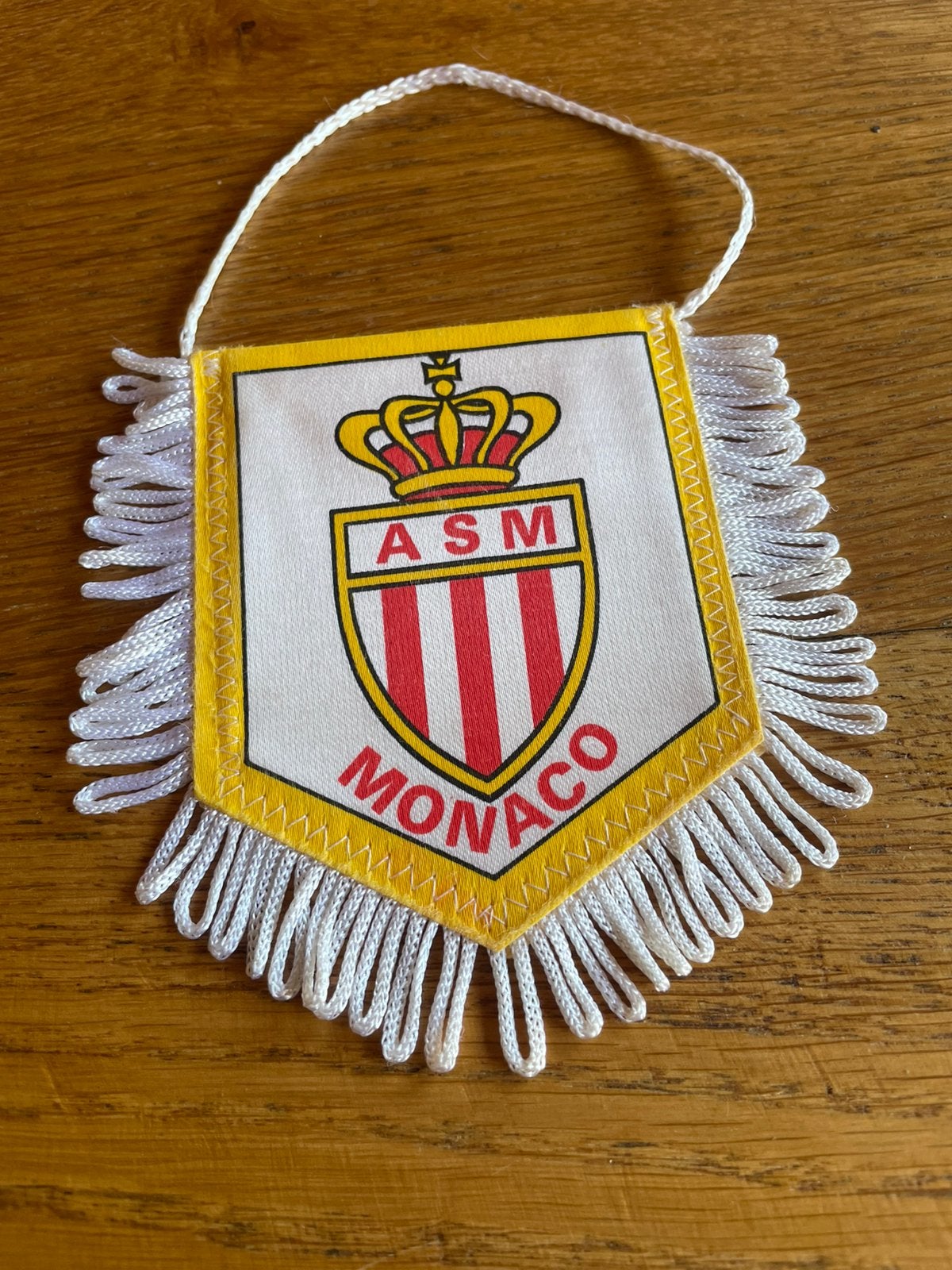 Vaantje AS Monaco, Verzamelen, Ophalen of Verzenden, Gebruikt, Buitenlandse clubs, Vaantje of Sjaal