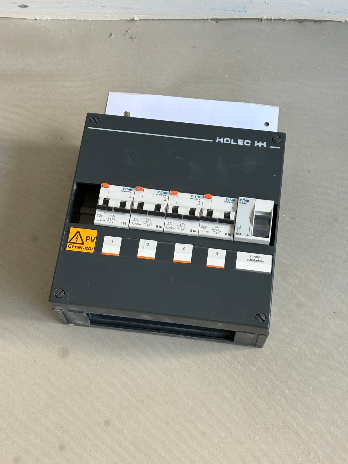 Holec HH Groepenkast met Eaton componenten, Ophalen of Verzenden, Zo goed als nieuw, Eaton, Groepenkast