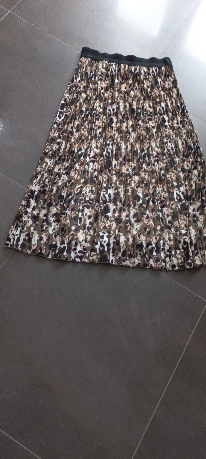 Iz Naiz Collection plissé rok met tricot voering, Maat 38/40 (M), Ophalen of Verzenden, Zo goed als nieuw, Iz Naiz Collection