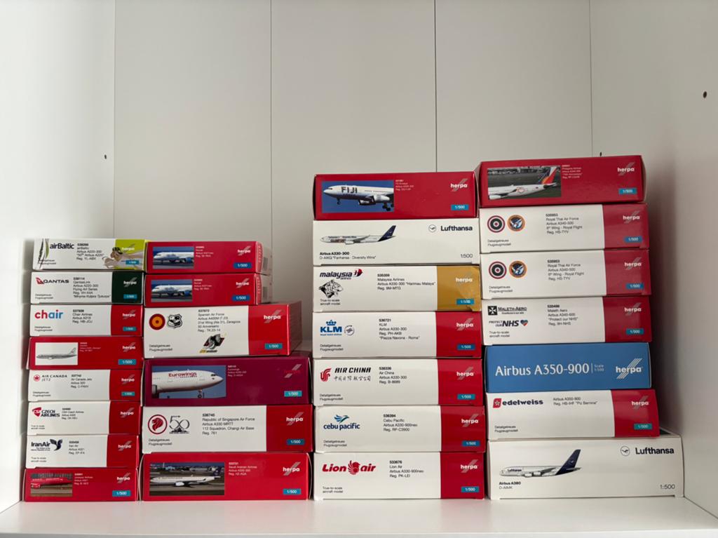 Herpa Wings 1:500 modellen, Verzamelen, Ophalen of Verzenden, Zo goed als nieuw, Schaalmodel