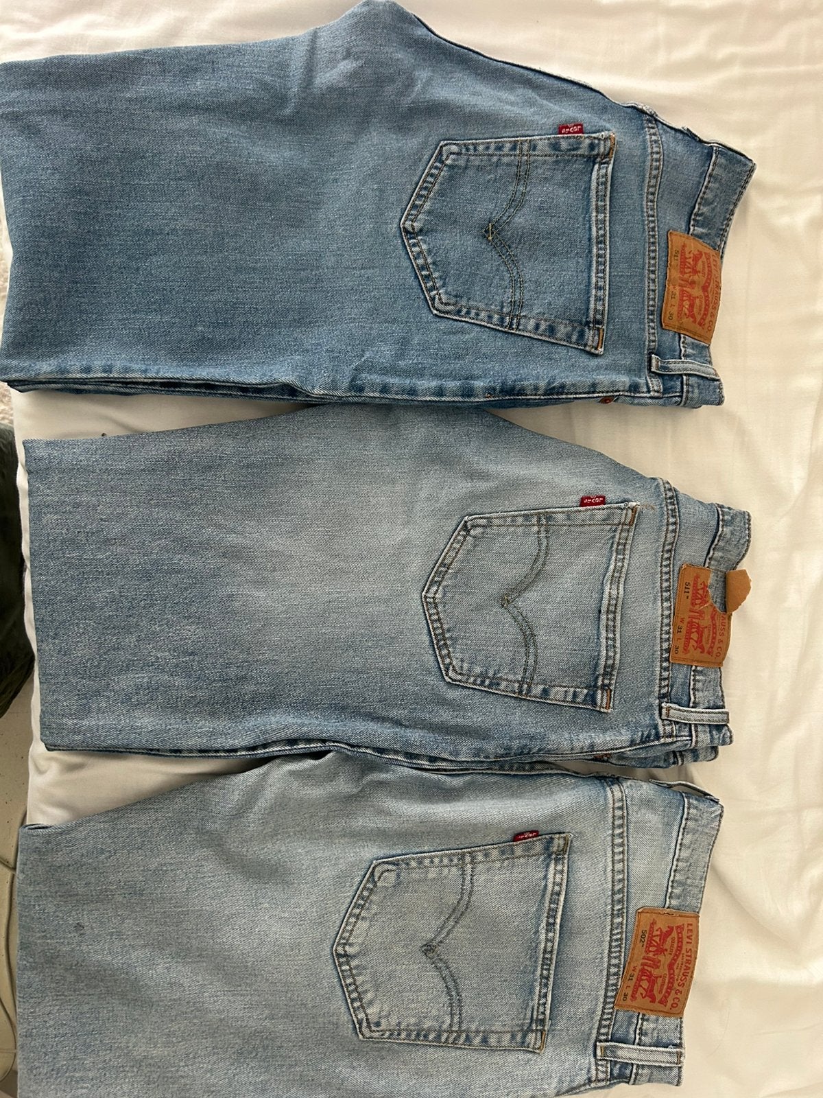 Levis spijkerbroeken, Ophalen, Zo goed als nieuw, Blauw, W32 (confectie 46) of kleiner
