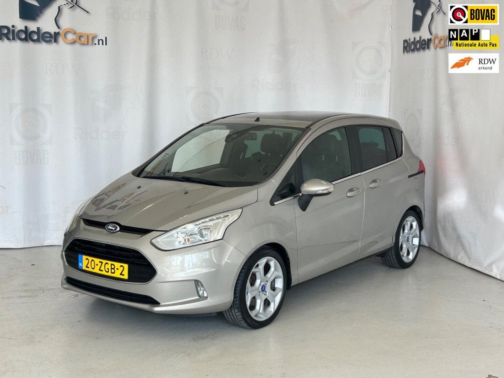 Ford B-Max 1.0 EcoBoost Titanium|CRUISE|PARK SENS|AIRCO|TREK, Auto's, Ford, Bedrijf, Te koop, B-Max, ABS, Airbags, Airconditioning