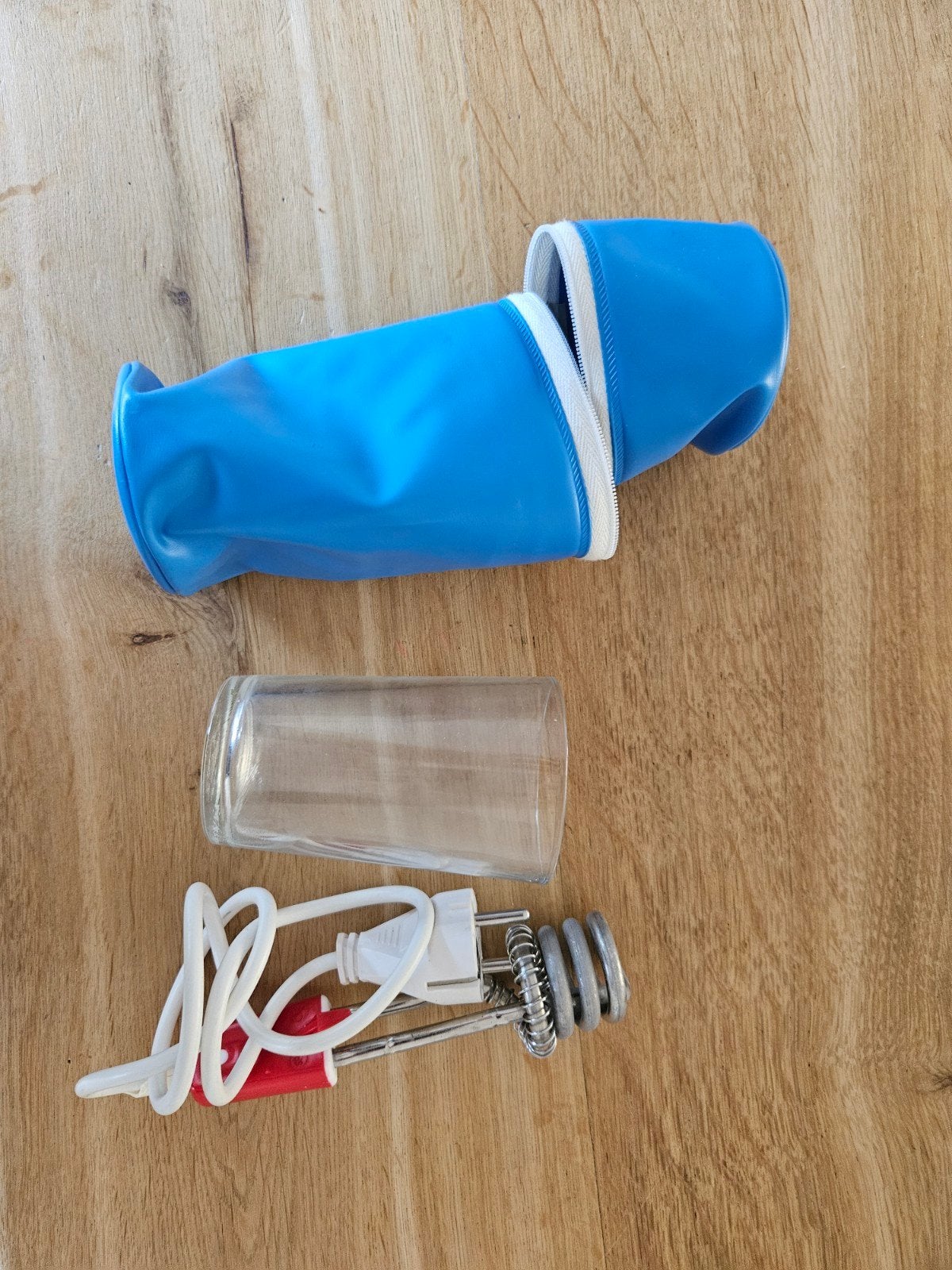 Reiswaterkoker met beker en etui - Compact en Handig, Ophalen, Gebruikt