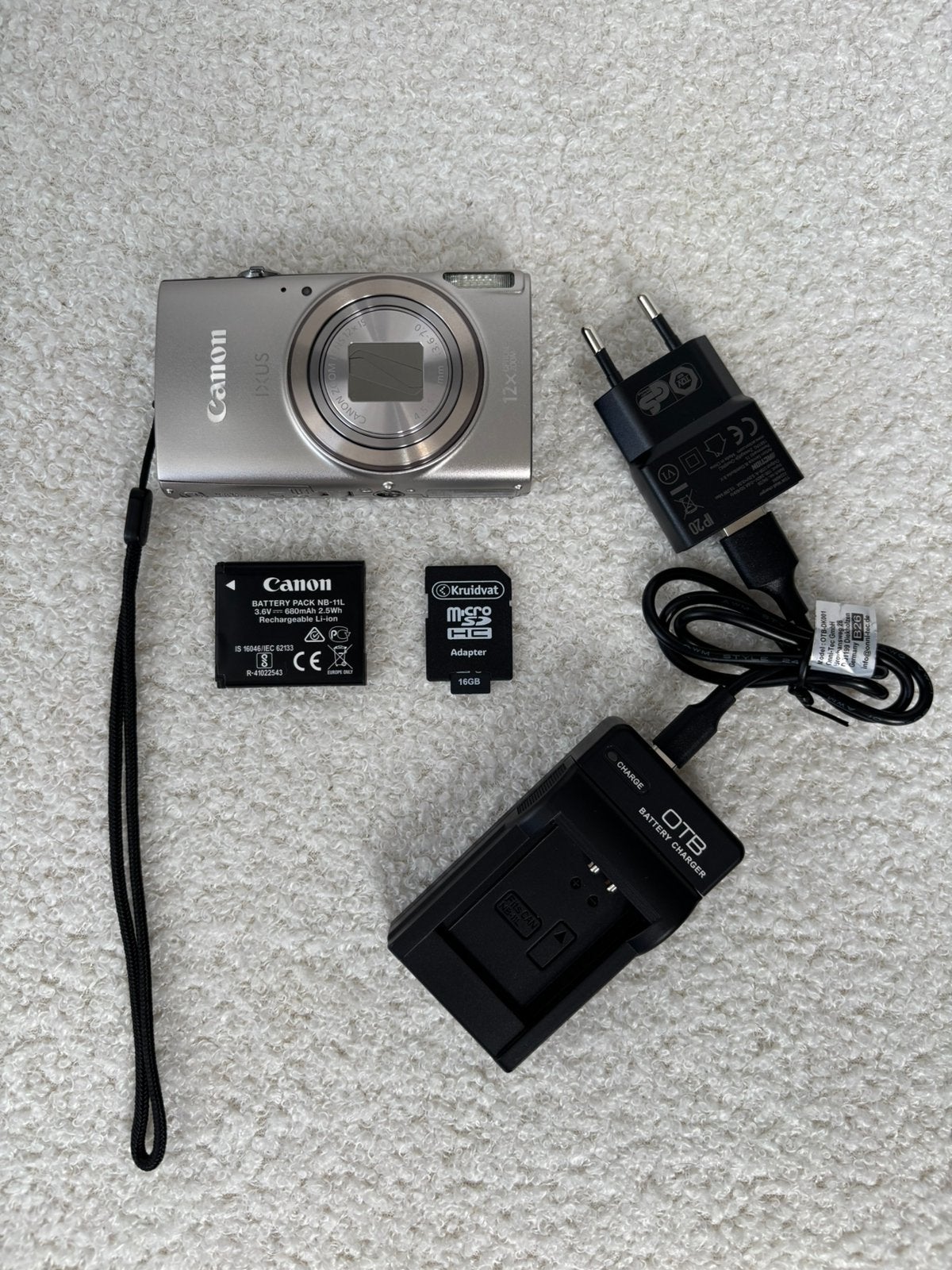 Canon IXUS 285 HS Zilver – Zeer nette staat, Canon, Ophalen of Verzenden, Zo goed als nieuw, Compactcamera