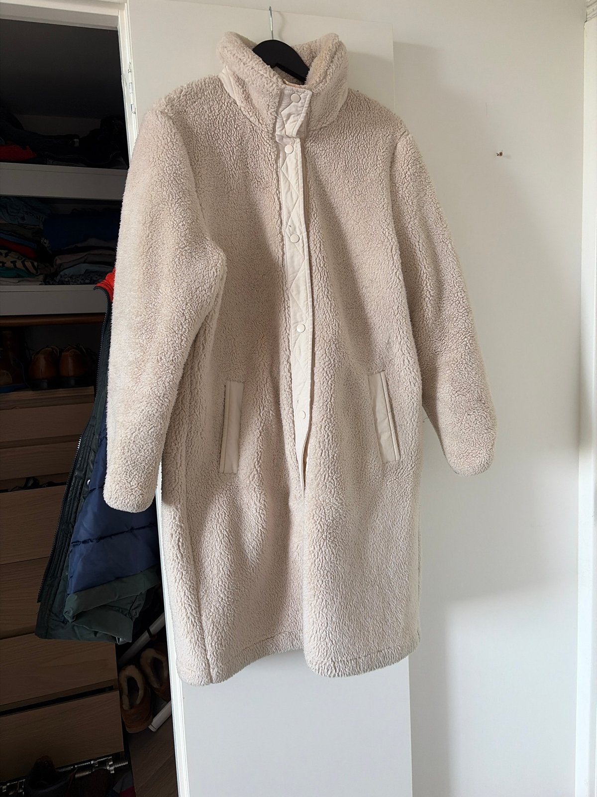 Geisha teddy jas maat L/40, Kleding | Dames, Ophalen of Verzenden, Zo goed als nieuw, Maat 38/40 (M), Beige