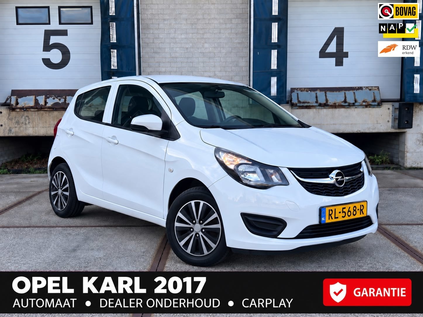 Opel KARL 1.0 ecoFLEX Edition(AUT+CarPlay+Onderhoud), 839 kg, Gebruikt, Euro 6, Origineel Nederlands