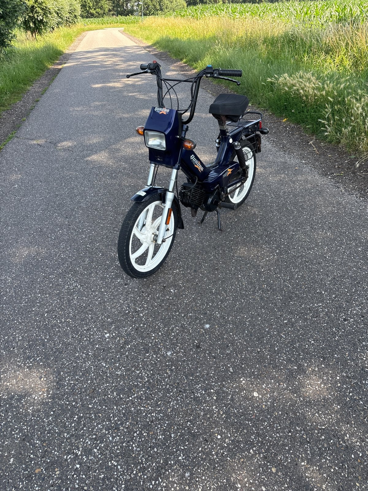 Tomos Quadro snorfiets - Blauw - Goede staat, Fietsen en Brommers, Brommers | Tomos, Ophalen of Verzenden, Gebruikt, Quadro
