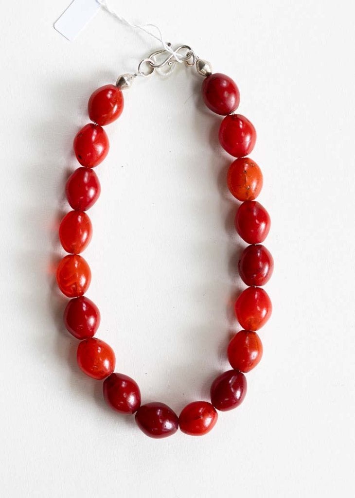 Antieke Afrikaanse kralen, grote Cherrie beads, Ophalen of Verzenden