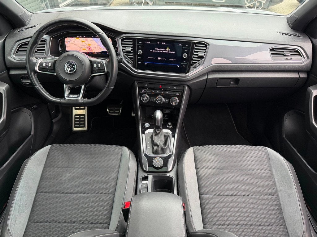 Volkswagen T-Roc 2.0 TSI 4Motion Sport R-Line DSG Panoramada, Auto's, Volkswagen, Automaat, Gebruikt, Zwart, 1984 cc