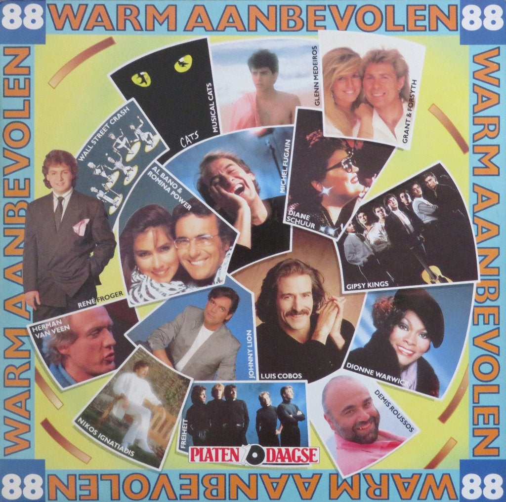 Warm Aanbevolen 88 @1988, Ophalen of Verzenden, Zo goed als nieuw, Pop, Beschermende buitenhoes