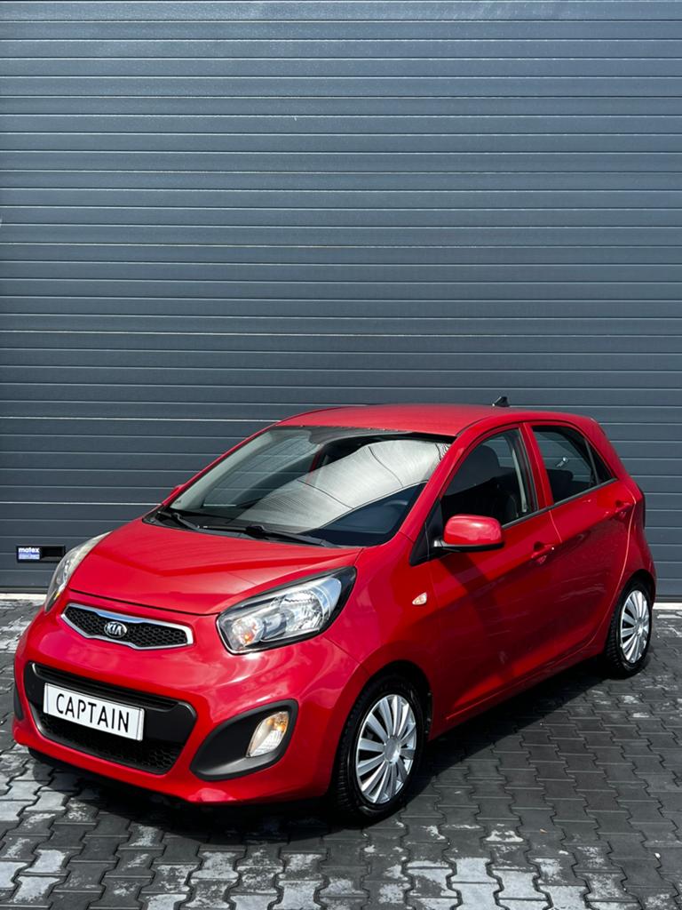 2013 Kia Picanto 1.0 Cvvt 5-DRS-NAP- inruil, Auto's, Voorwielaandrijving, Euro 5, Stof, Zwart