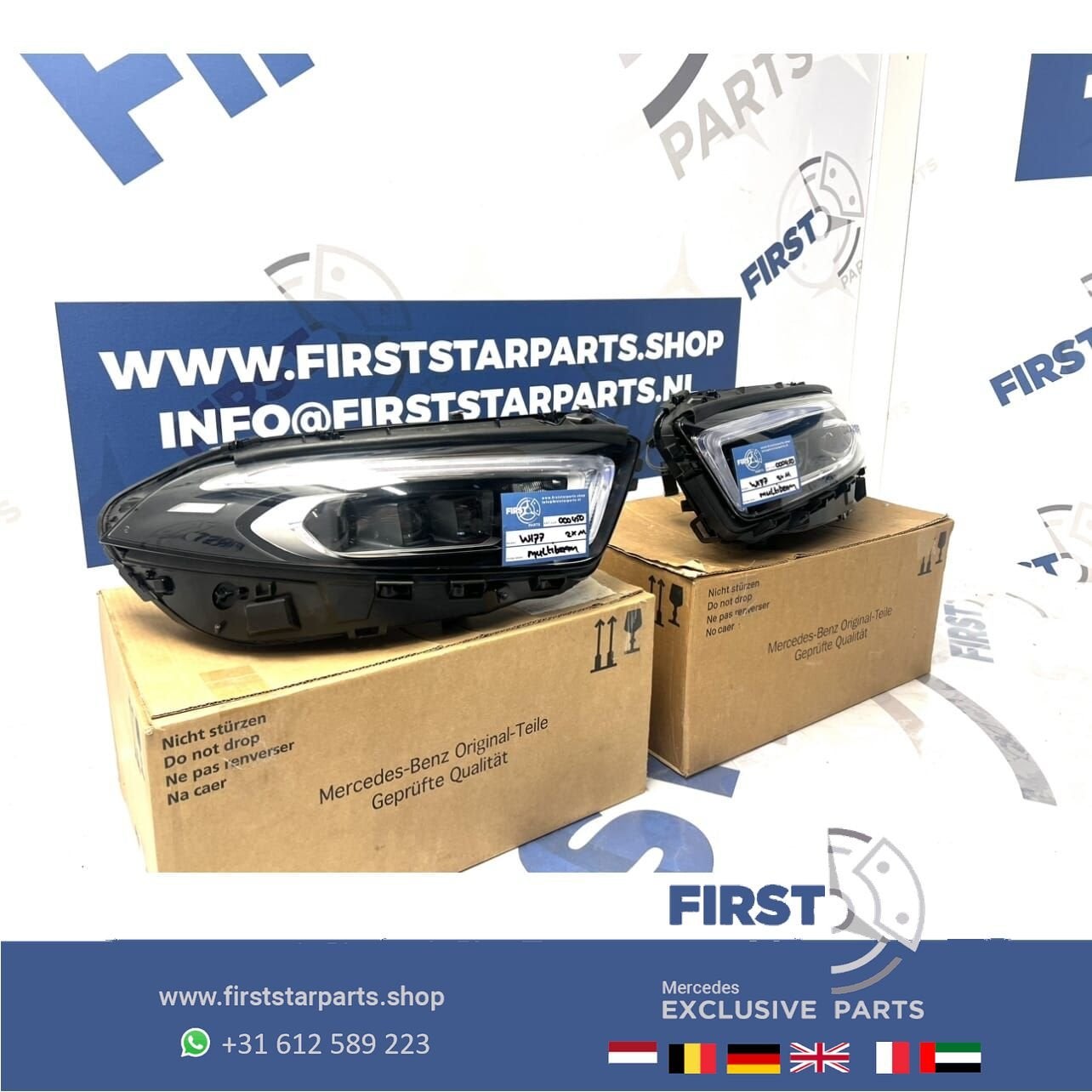 W177 KOPLAMP LINKS+RECHTS A1779060701 A1779065600 LED MULTIB, Gebruikt, -, Ophalen of Verzenden, -