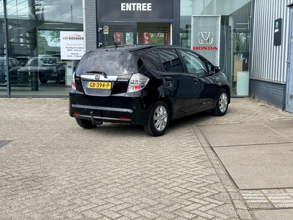 HONDA Jazz 1.4 i-VTEC Hybrid Automaat Elegance | Trekhaak |, Stof, Gebruikt, Zwart, 4 cilinders