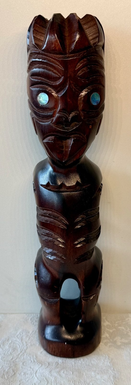 Vintage Maori TekoTeko  voorouderbeeld, Antiek en Kunst, Ophalen of Verzenden