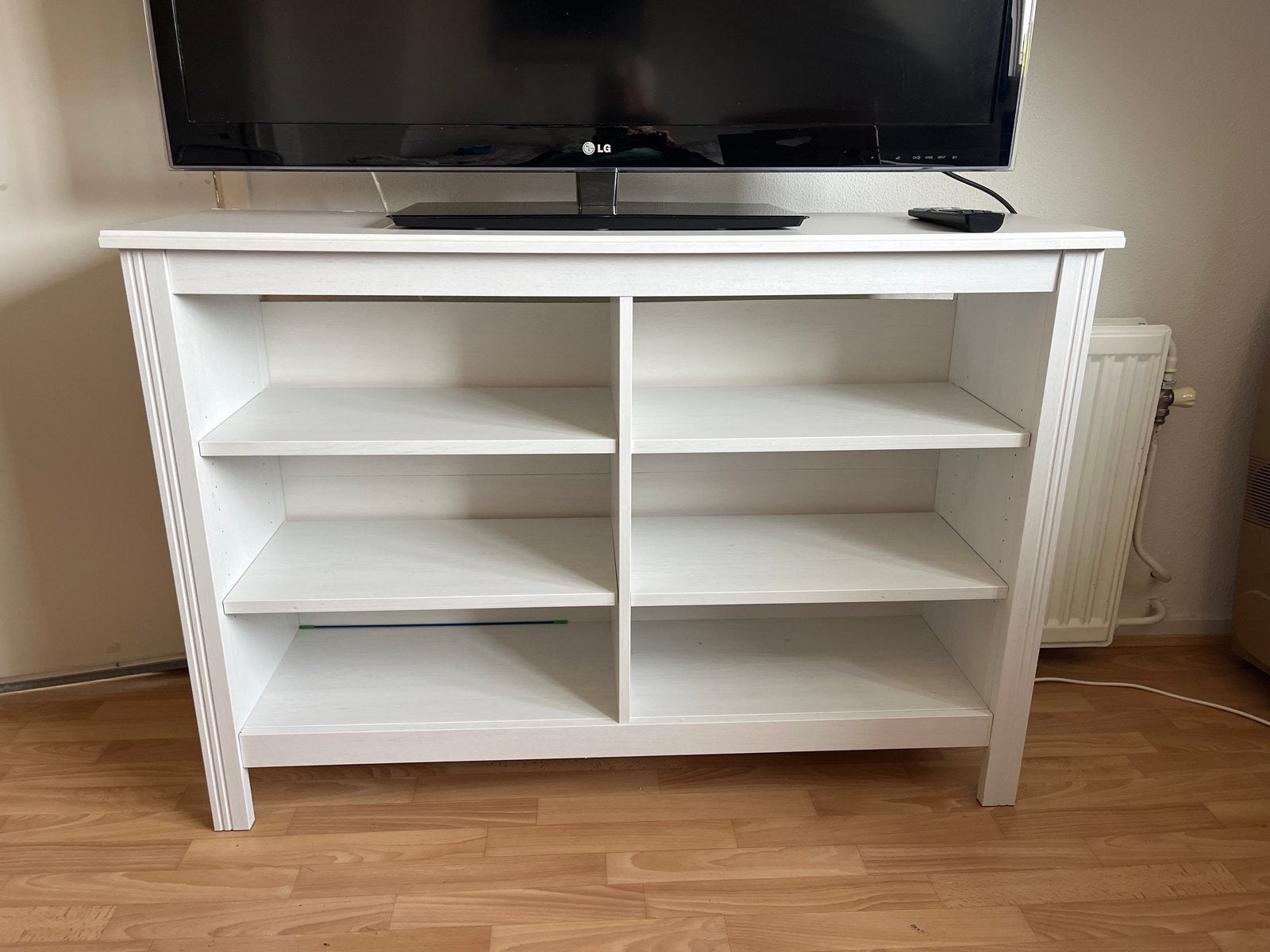 Wit kastje met 6 planken - Goede staat, Ophalen, Gebruikt, 100 tot 150 cm, Minder dan 100 cm