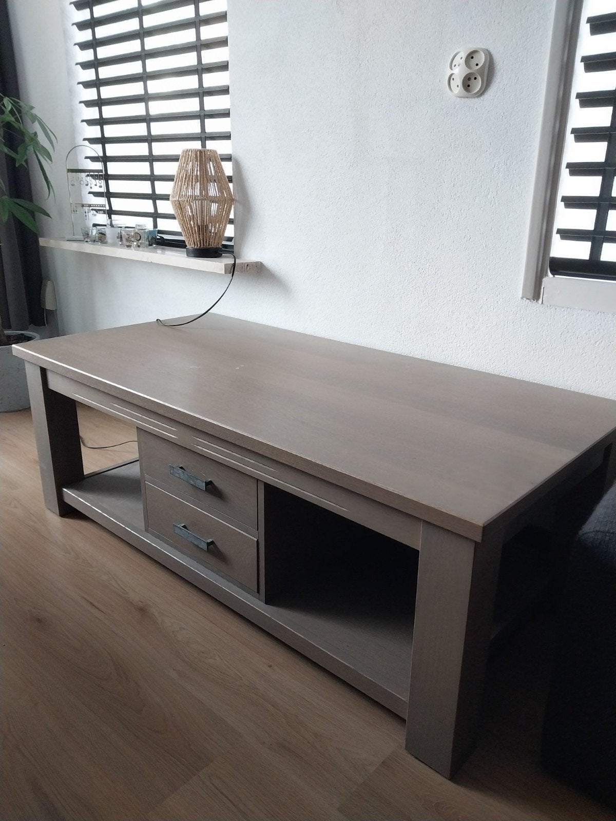 Set van salontafel en 6 persoons eethoek Montana serie, Ophalen, Gebruikt, Landelijk modern, 100 tot 150 cm