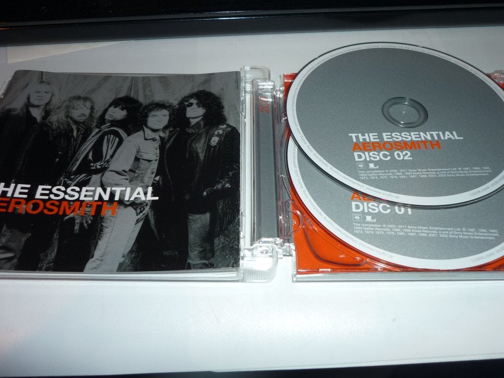Aerosmith - The Essential Aerosmith (2 CD's), Cd's en Dvd's, Inclusief boekje, Hard Rock, Ophalen of Verzenden, Zo goed als nieuw