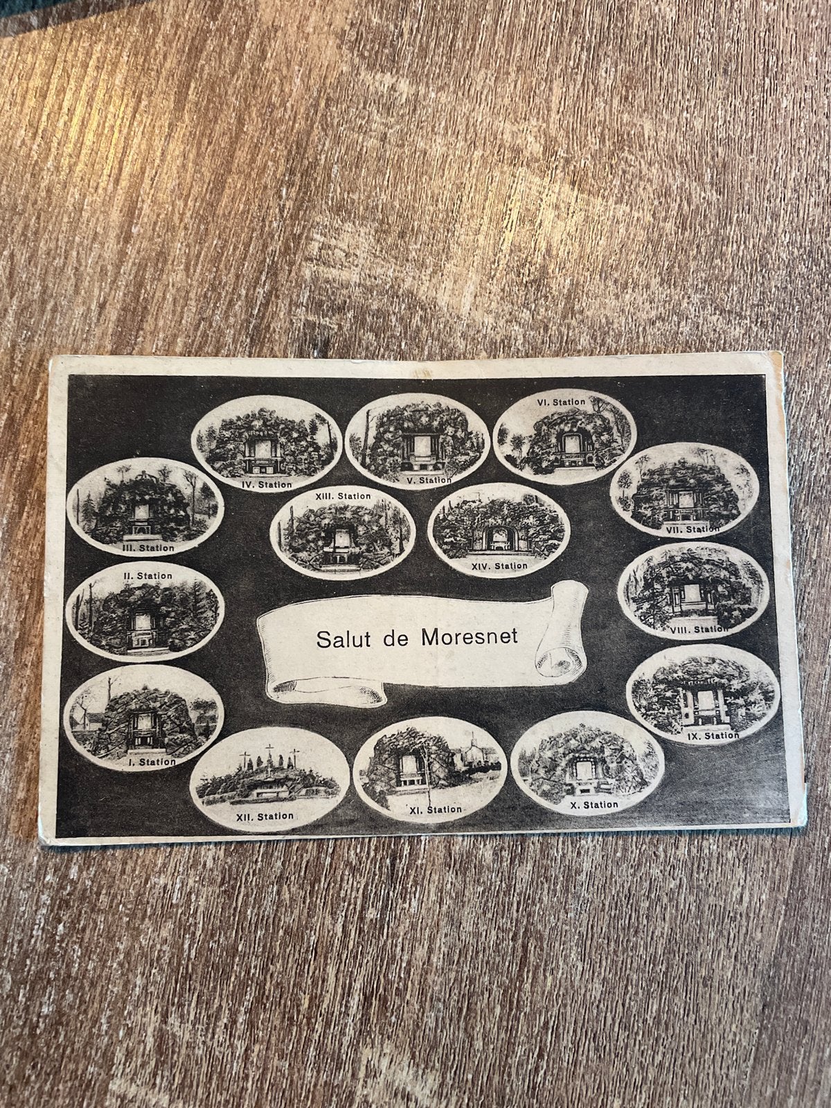 Oude postkaart Salut de Moresnet - Gelopen, Ophalen of Verzenden, Gelopen