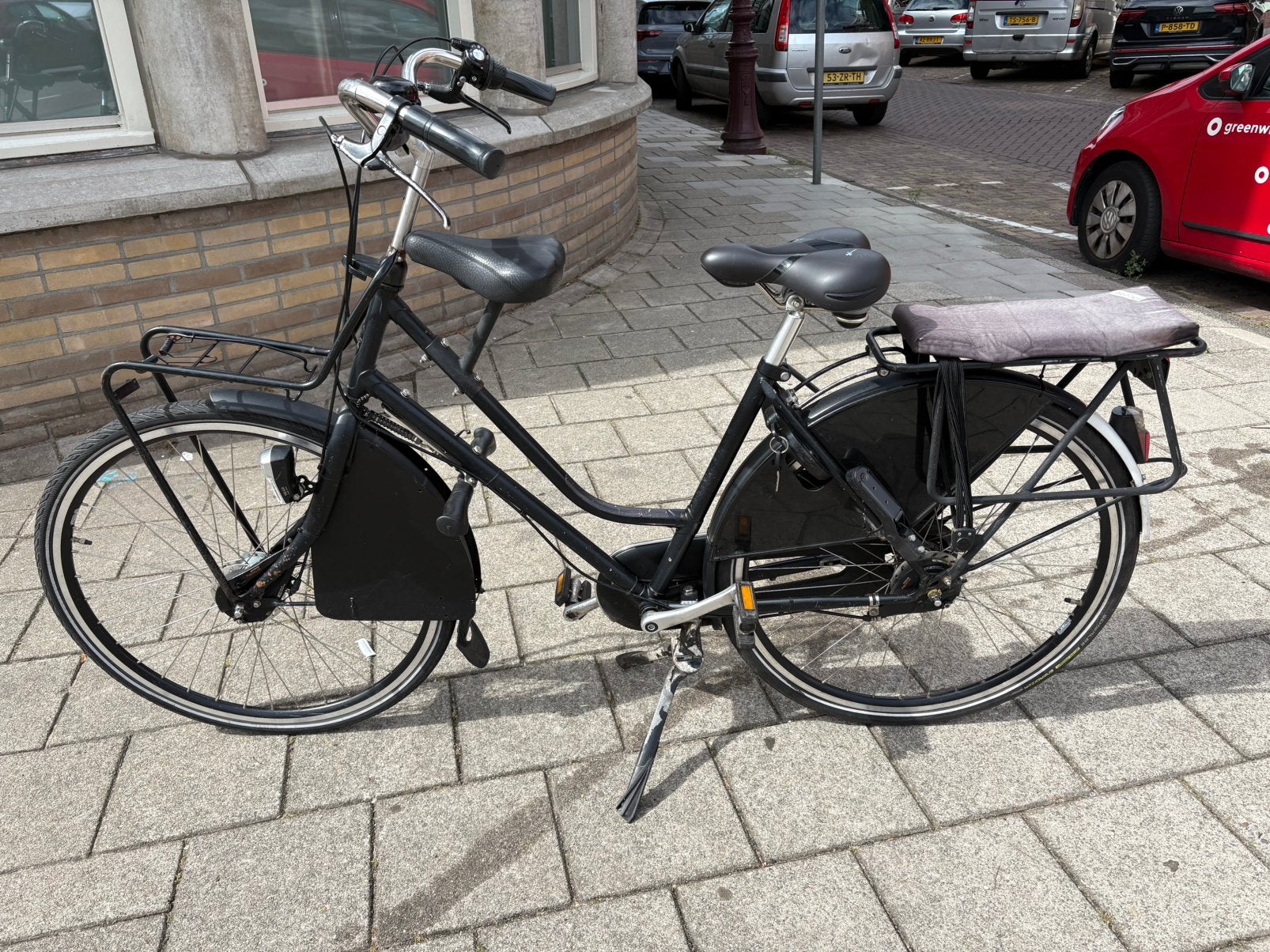 Azor damesfiets new orleans H49 kindefen, Gebruikt, 47 tot 50 cm, Versnellingen, Schijfrem