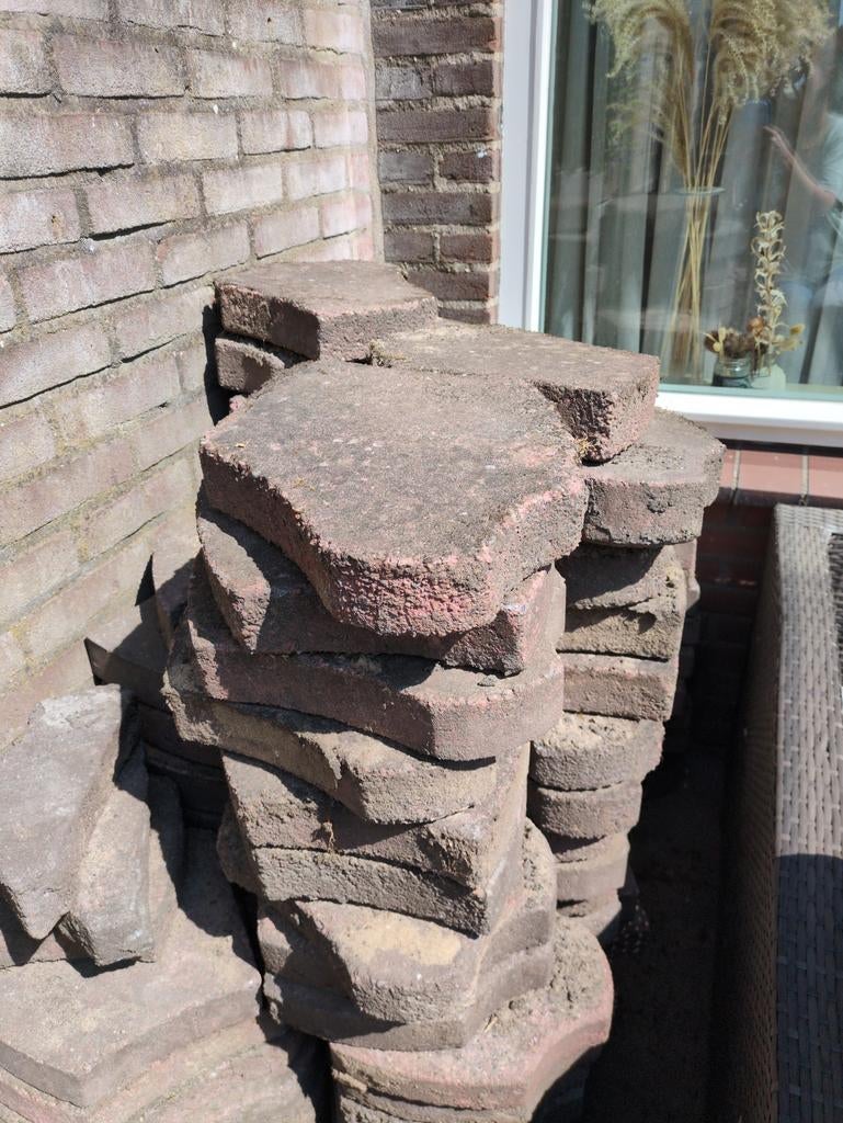 Gratis af te halen: terras tegels mozaïek vorm, Ophalen, Gebruikt, Minder dan 5 m², Beton