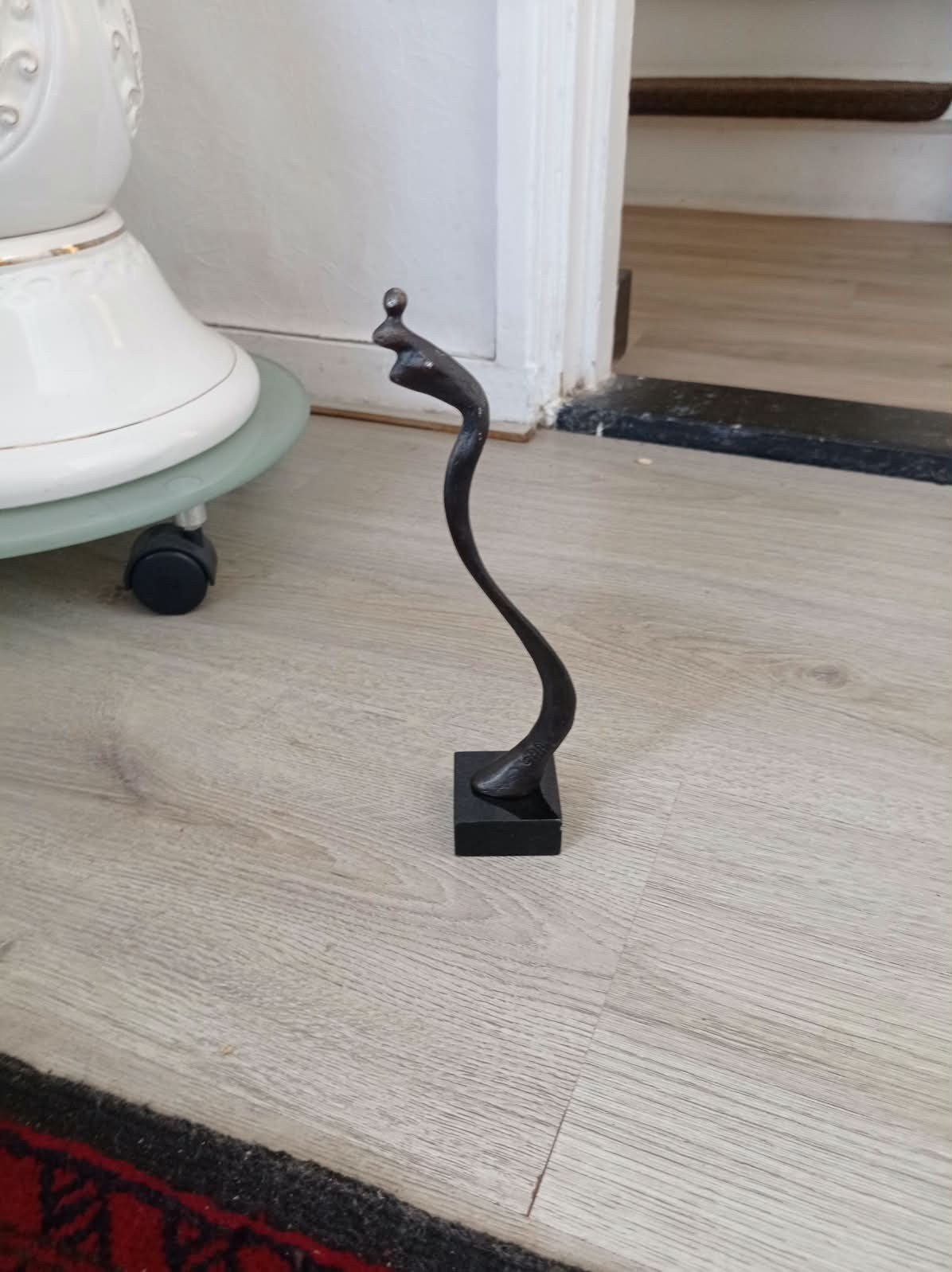 Bronzen beeldje Corry Ammerlaan - Sanquin Bloedbank, Ophalen of Verzenden