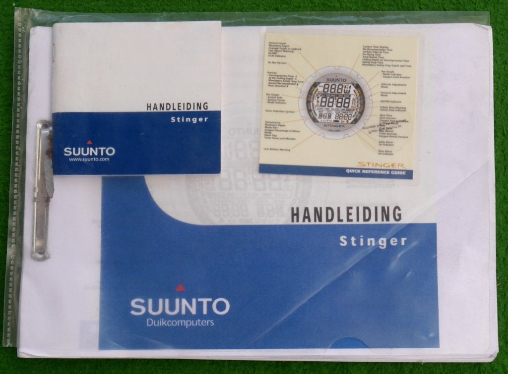 Handleiding Suunto Stinger Nederlandstalig, Ophalen of Verzenden, Gebruikt, Duikcomputer