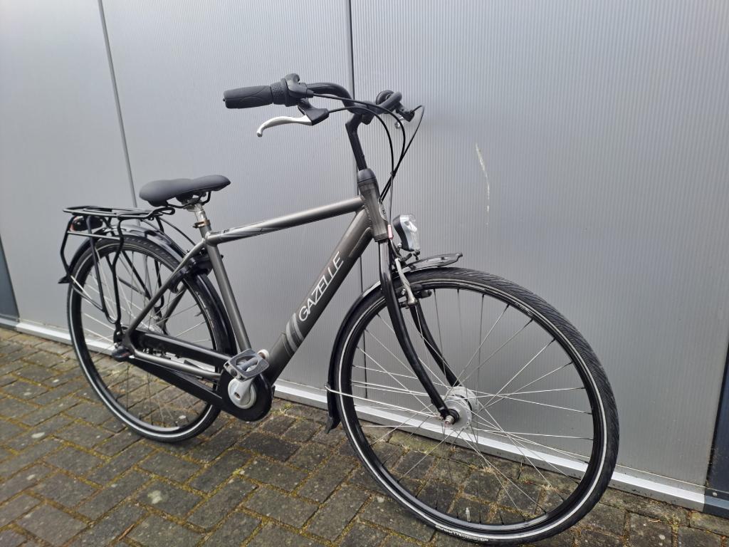 28 inch Gazelle jongens fiets/49cm, Fietsen en Brommers, Fietsen | Jongens, Velgrem, Versnellingen, Zo goed als nieuw, Gazelle Esprit