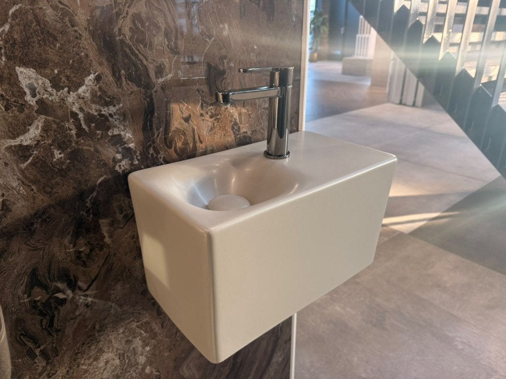 Complete Scarabeo sanitair set – demo model | UITVERKOOP |, Doe-het-zelf en Verbouw, Ophalen of Verzenden, Nieuw, Chroom, Toilet