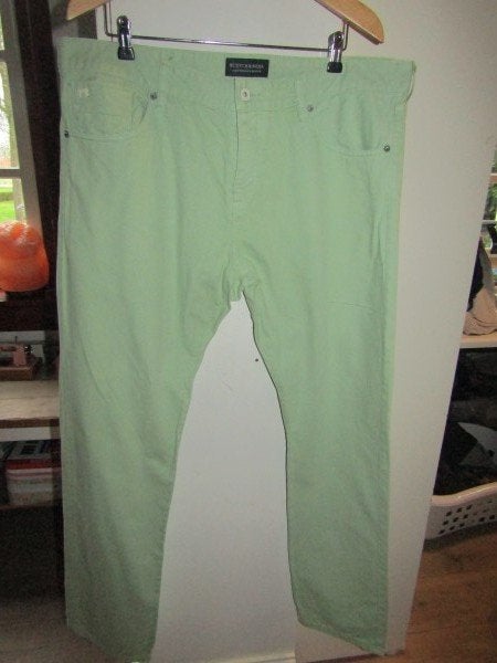 F1892 Scotch & Soda W38 L34 nieuw jeans lichtgroen Ralston, W36 - W38 (confectie 52/54), Overige kleuren, Verzenden, Nieuw