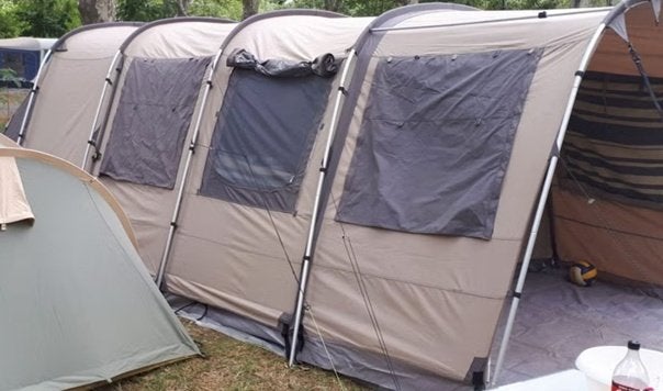 Redwood Willow 340 tunneltent met luifel, Ophalen, Zo goed als nieuw, Tot en met 5