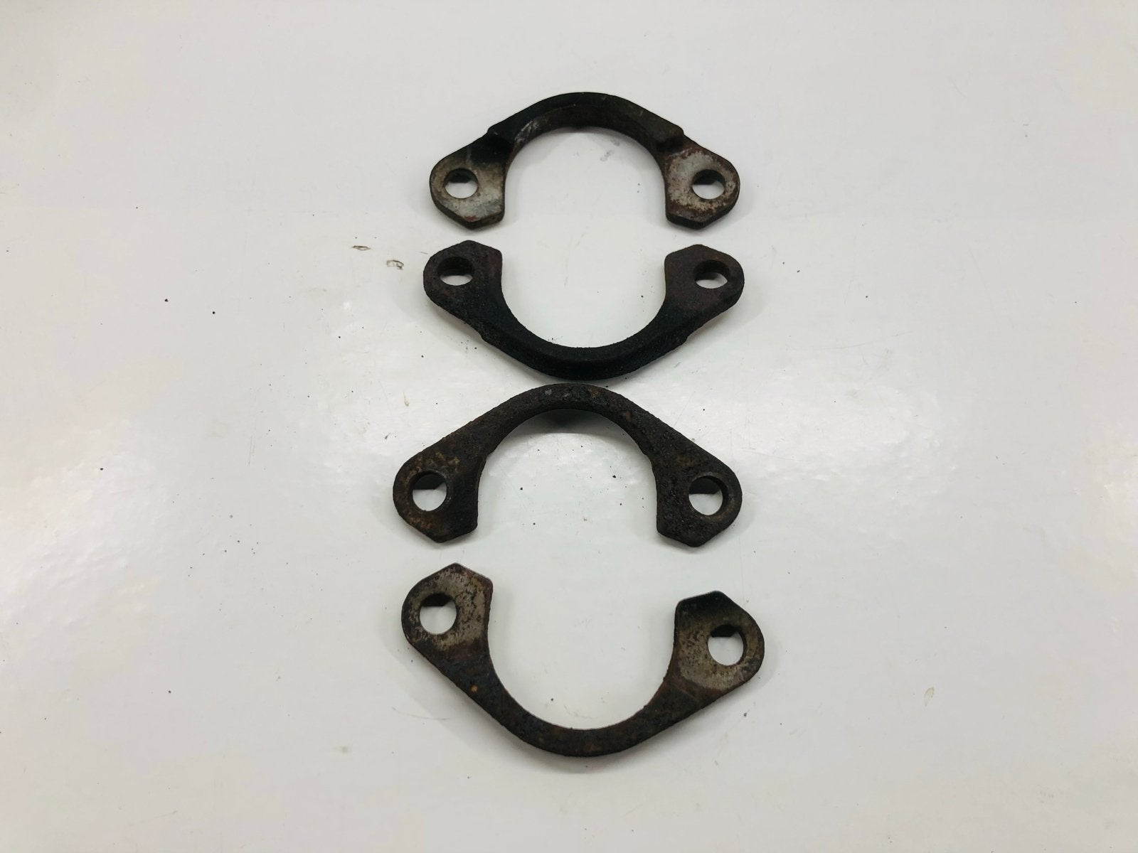 Kawasaki KLE500 uitlaatbeugels (set van 4), Gebruikt, Kawasaki, ., Ophalen of Verzenden