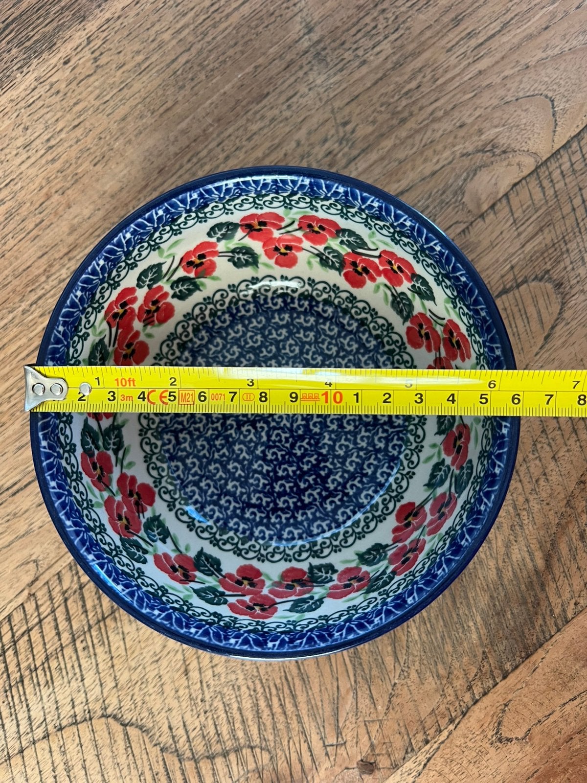 Bunzlau Rice bowl groot 16x7 cm schaaltje z.g.a.n., Keramiek, Ophalen of Verzenden, Overige stijlen, Schaal of Schalen