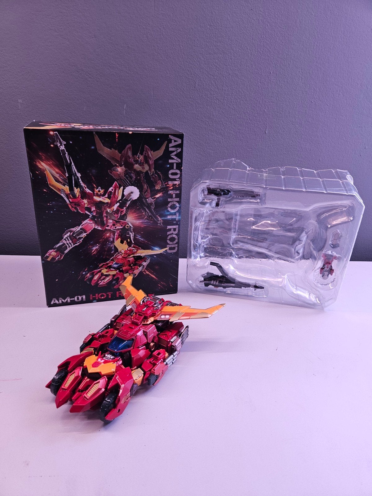 AM-01 IDW Hotrod KO Transformers figuur, Overige generaties, Ophalen of Verzenden, Zo goed als nieuw