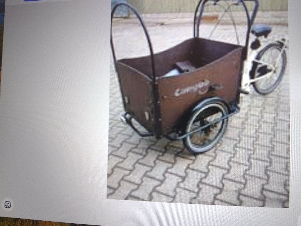 bakfiets, Ophalen, Gebruikt, 4 kinderen of meer, Huif