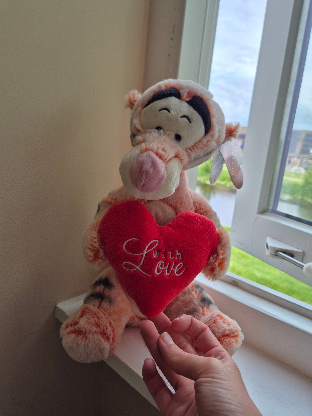Leuke Teigetje knuffel met hartje - Disney Winnie de Poeh, Oranje, Disney, Disney, Overige typen