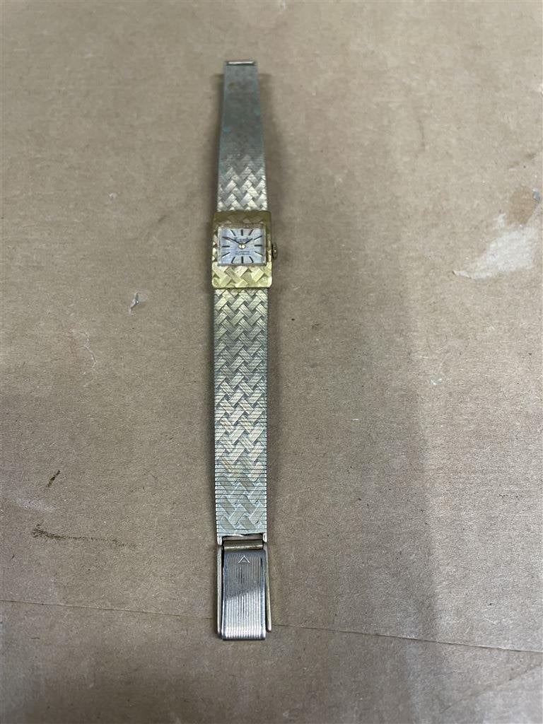 everite watch - everite horloge 17 jewels incabloc, Ophalen of Verzenden, Gebruikt, Zilver