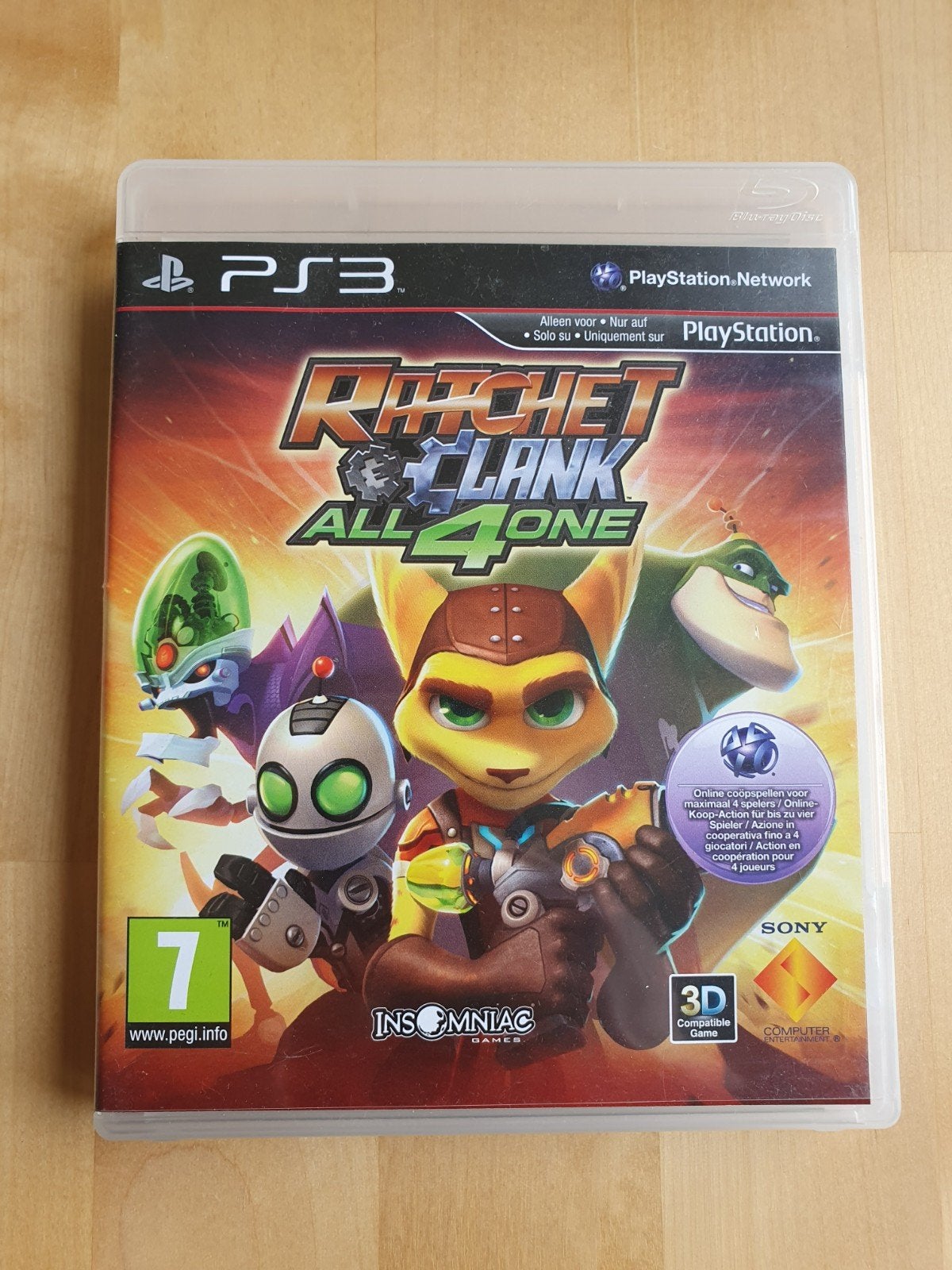 Ratchet & Clank All 4 One PS3, Avontuur en Actie, 1 speler, Ophalen of Verzenden, Zo goed als nieuw