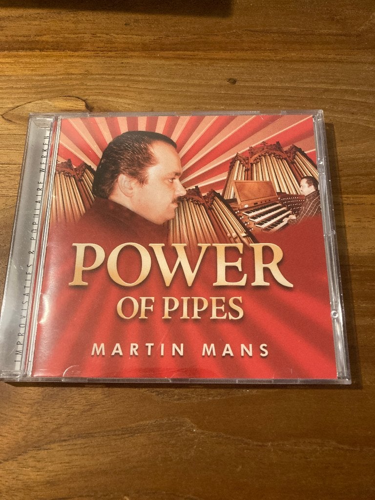 Martin Mans - Power of pipes (Orgel / Improvisaties & popula, Verzenden, Overige typen, Zo goed als nieuw, Classicisme