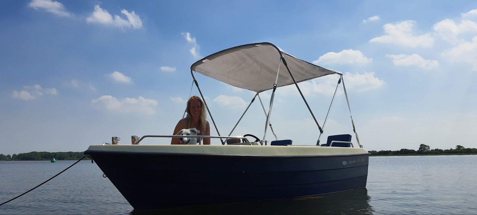Aurelia 420 met Mercury 9.9 4-takt motor, Watersport en Boten, Speedboten, Ophalen, Overige merken, Gebruikt, 4 m