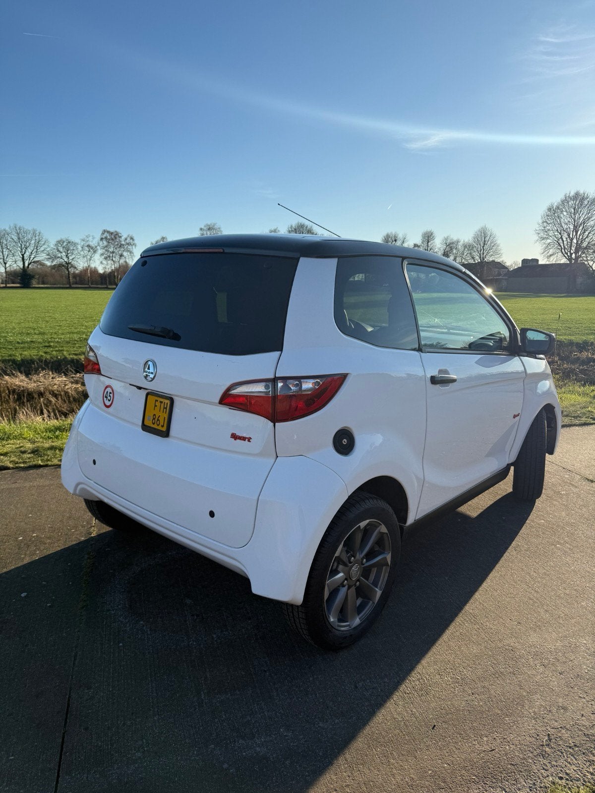 axiam city sport, Auto's, Wit, Leder, Diesel, Particulier