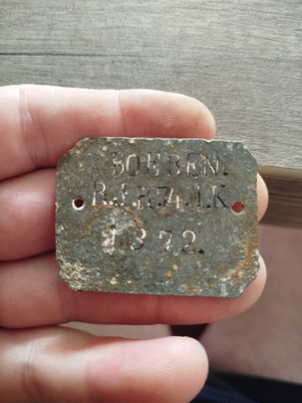 Reserve infanterie regiment 74 pruissen genaamd BOEBEN, Ophalen of Verzenden, Duitsland, Embleem of Badge