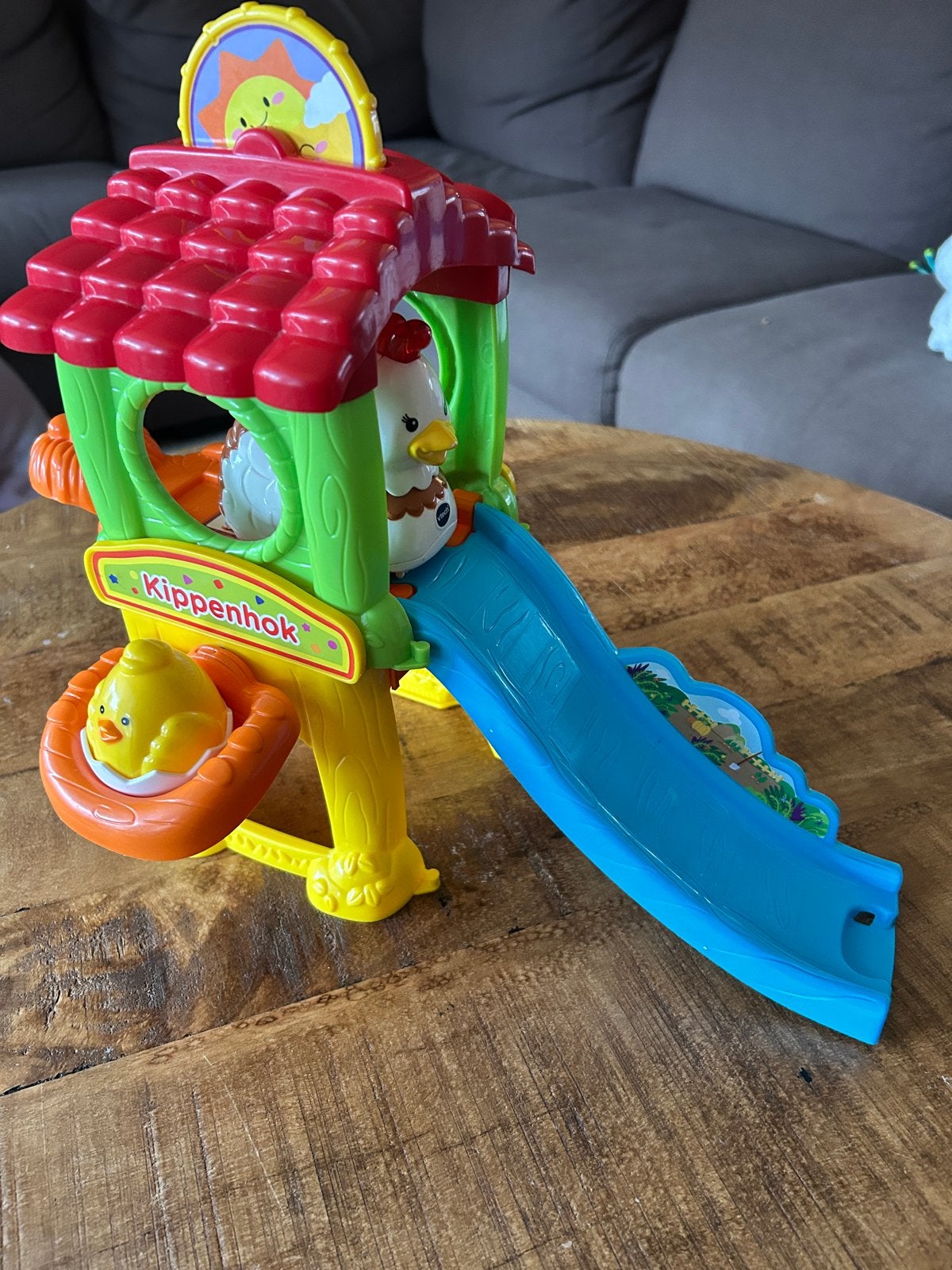 VTech Toet Toet Kippenhok met kip en kuiken, Ophalen of Verzenden, Gebruikt, Jongen of Meisje