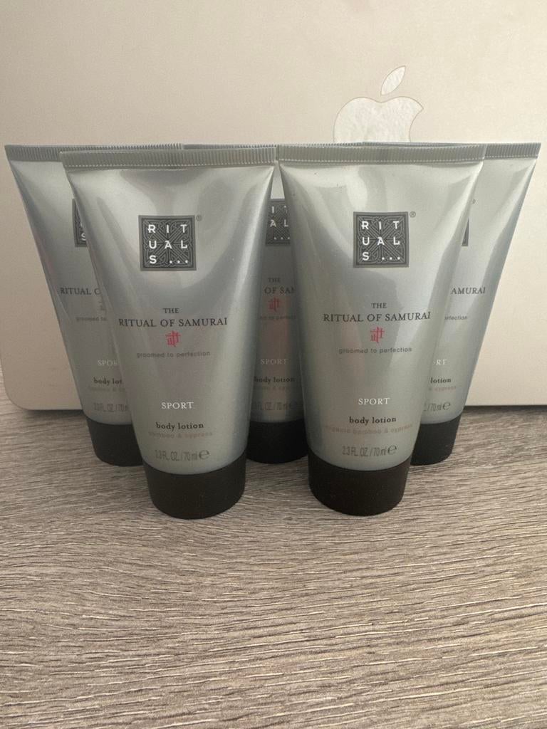 Rituals The Ritual of Samurai Sport Body Lotion (5x 70ml), Ophalen of Verzenden, Nieuw, Bodylotion, Crème of Olie